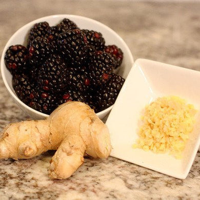 All Natural Aged Blackberry-Ginger Balsamic Vinegar Condimento